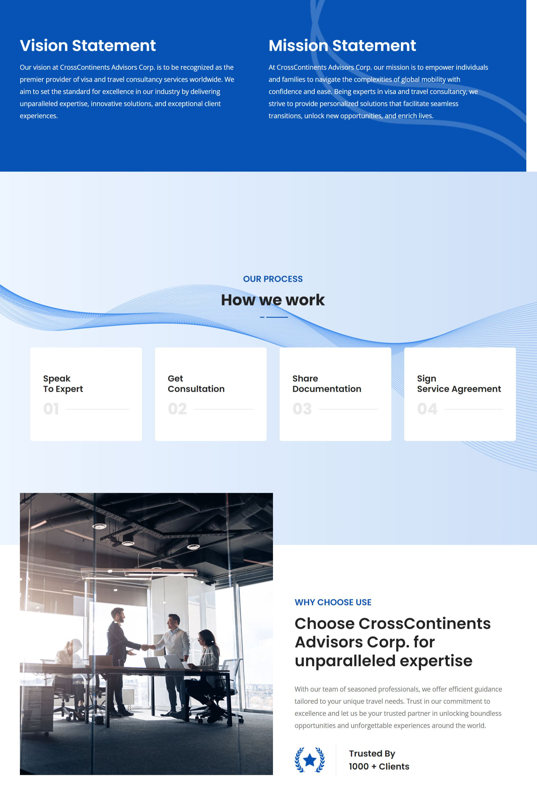 CROSSCONTINENTS ADVISORS