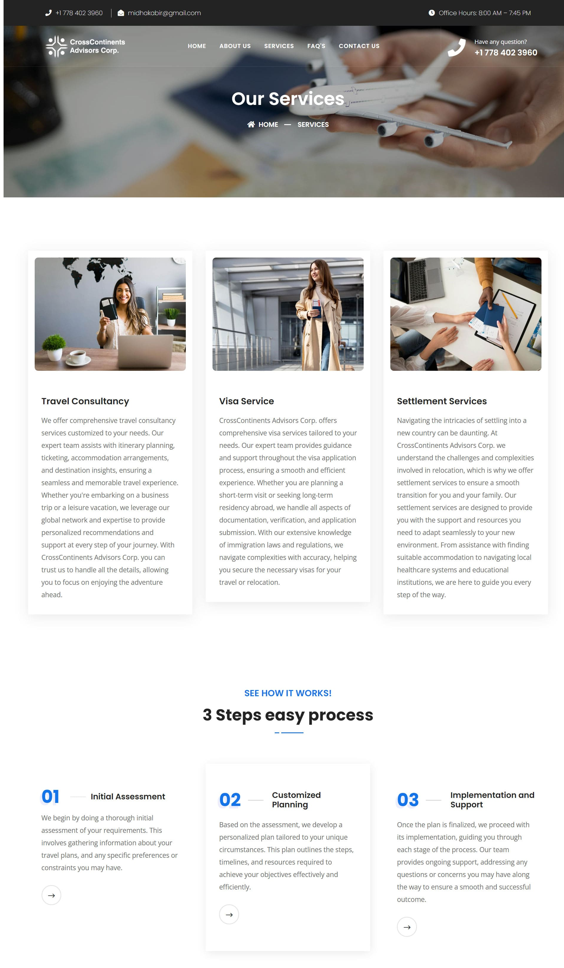 CROSSCONTINENTS ADVISORS