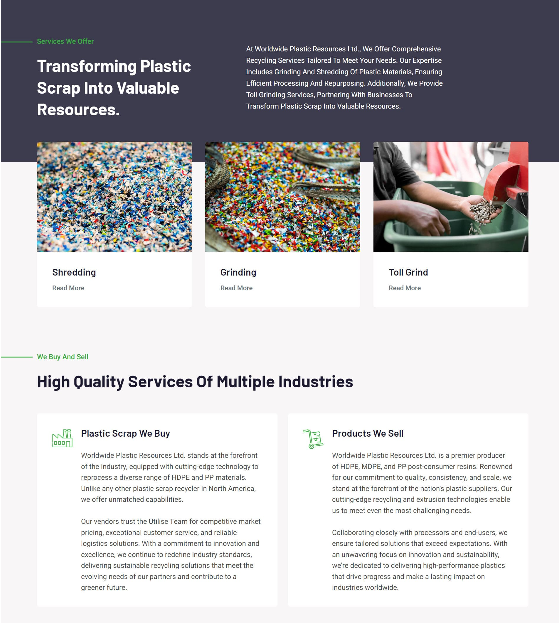 Worldwide Plastic Resources