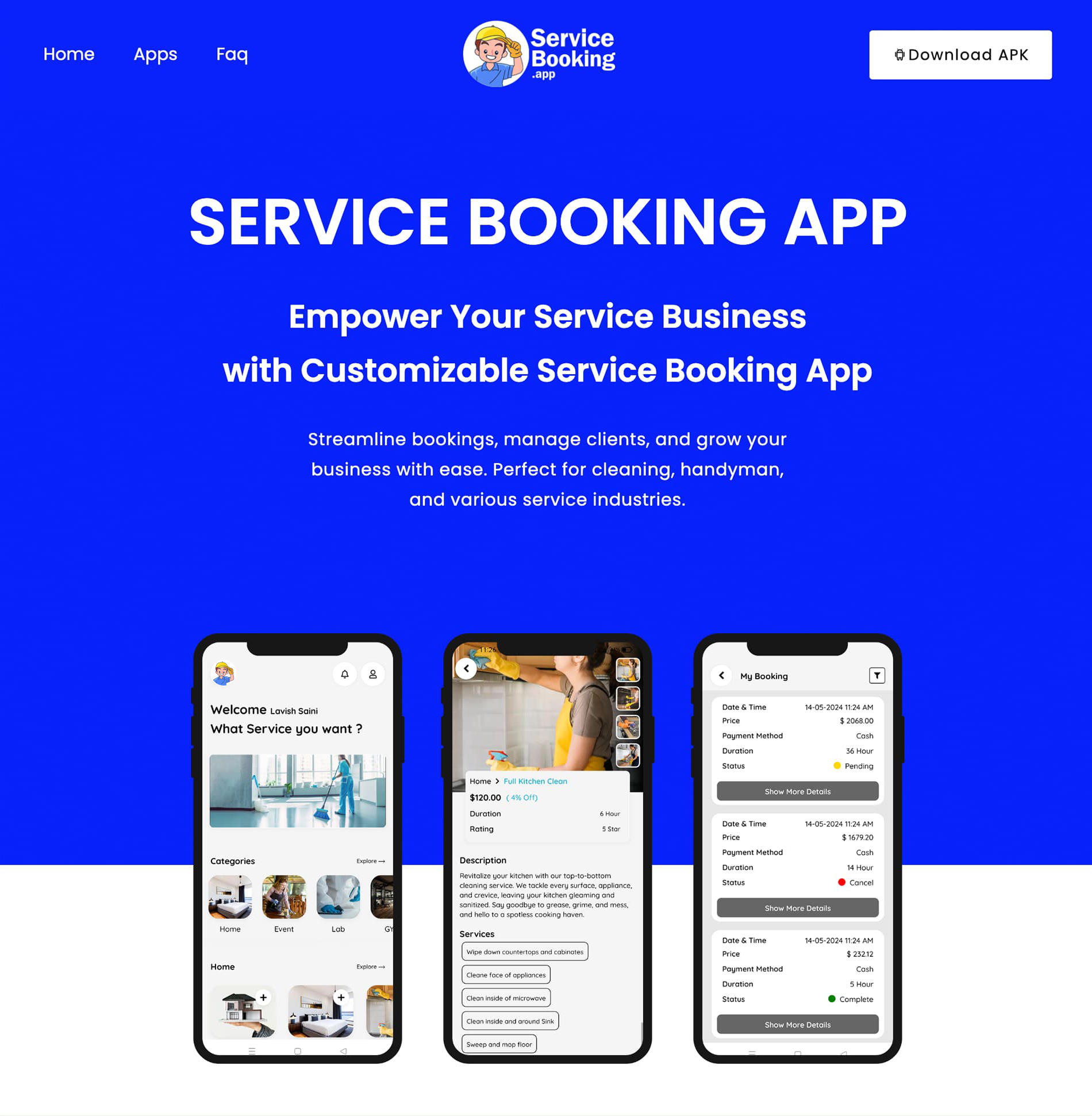 Service Booking App
